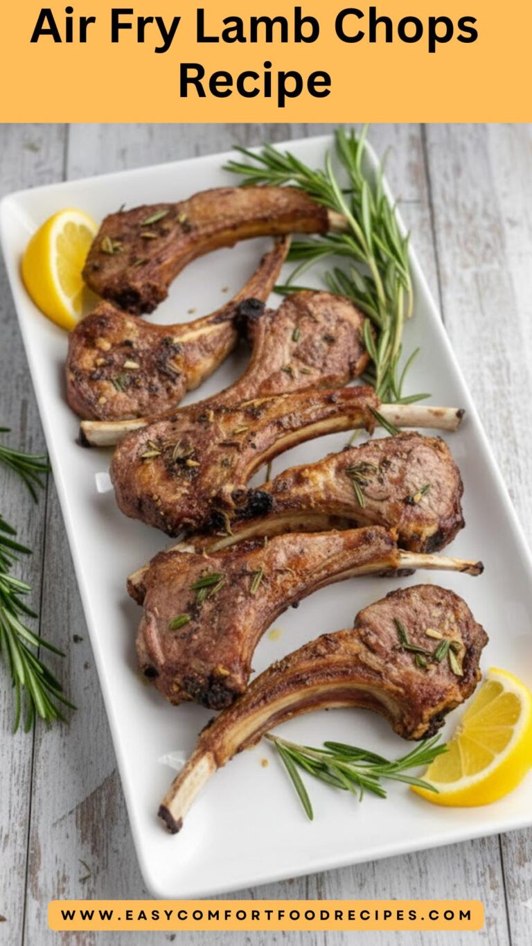 Air Fry Lamb Chops Recipe – Easy Comfort Food Recipes