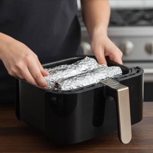 Step 4: Wrap in Foil Step 4: Wrap in Foil