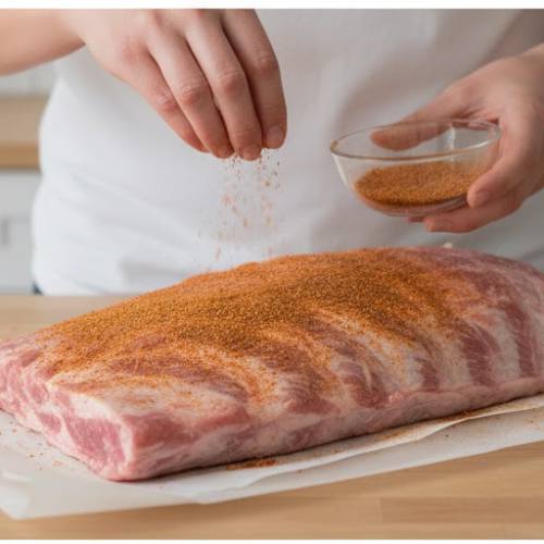 Step 3: Season the Ribs Step 3: Season the Ribs