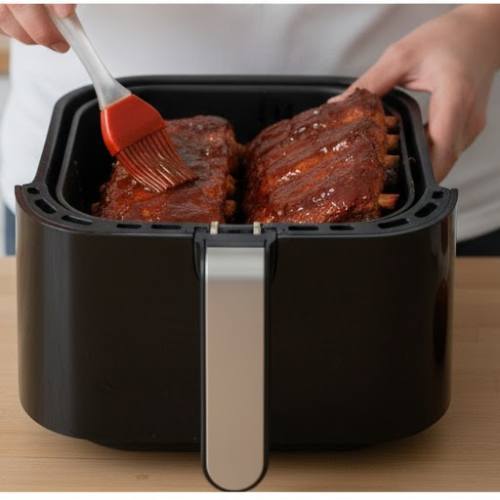 Step 6: Baste with BBQ Sauce Step 6: Baste with BBQ Sauce