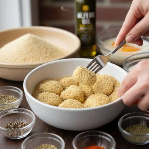 Step 3: Coat the Chicken Step 3: Coat the Chicken