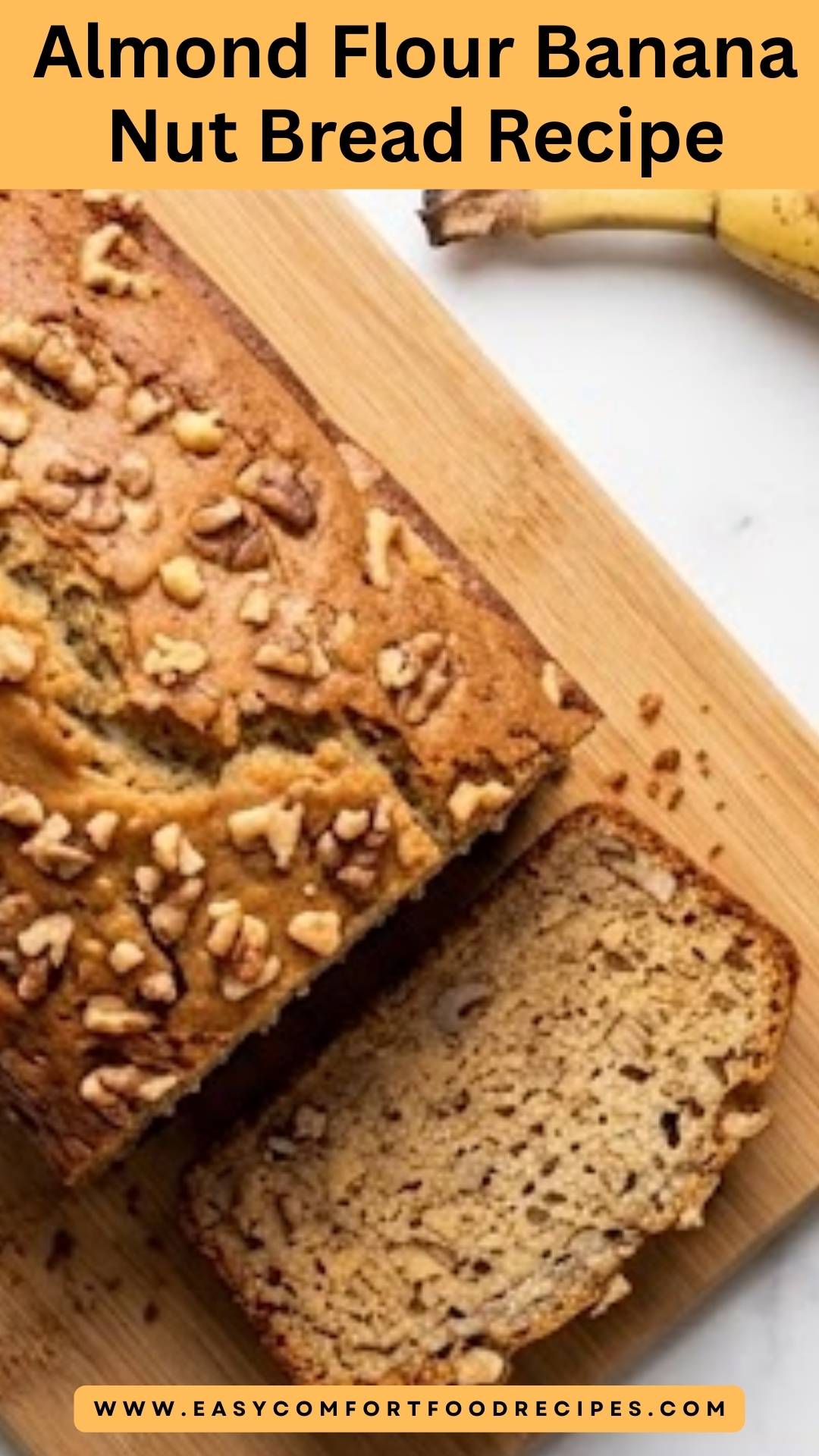 Almond Flour Banana Nut Bread Recipe