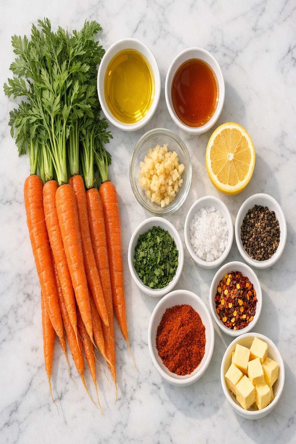 Air Fryer Carrot Recipe ingredients