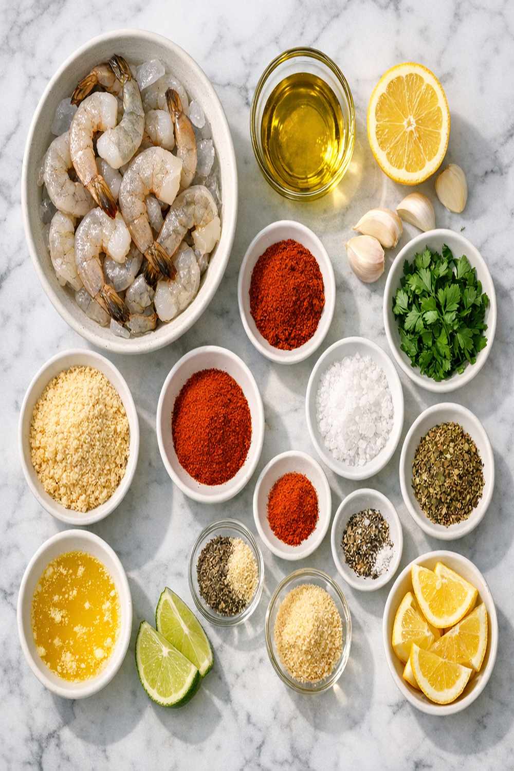 Air Fryer Shrimp Recipe ingredients