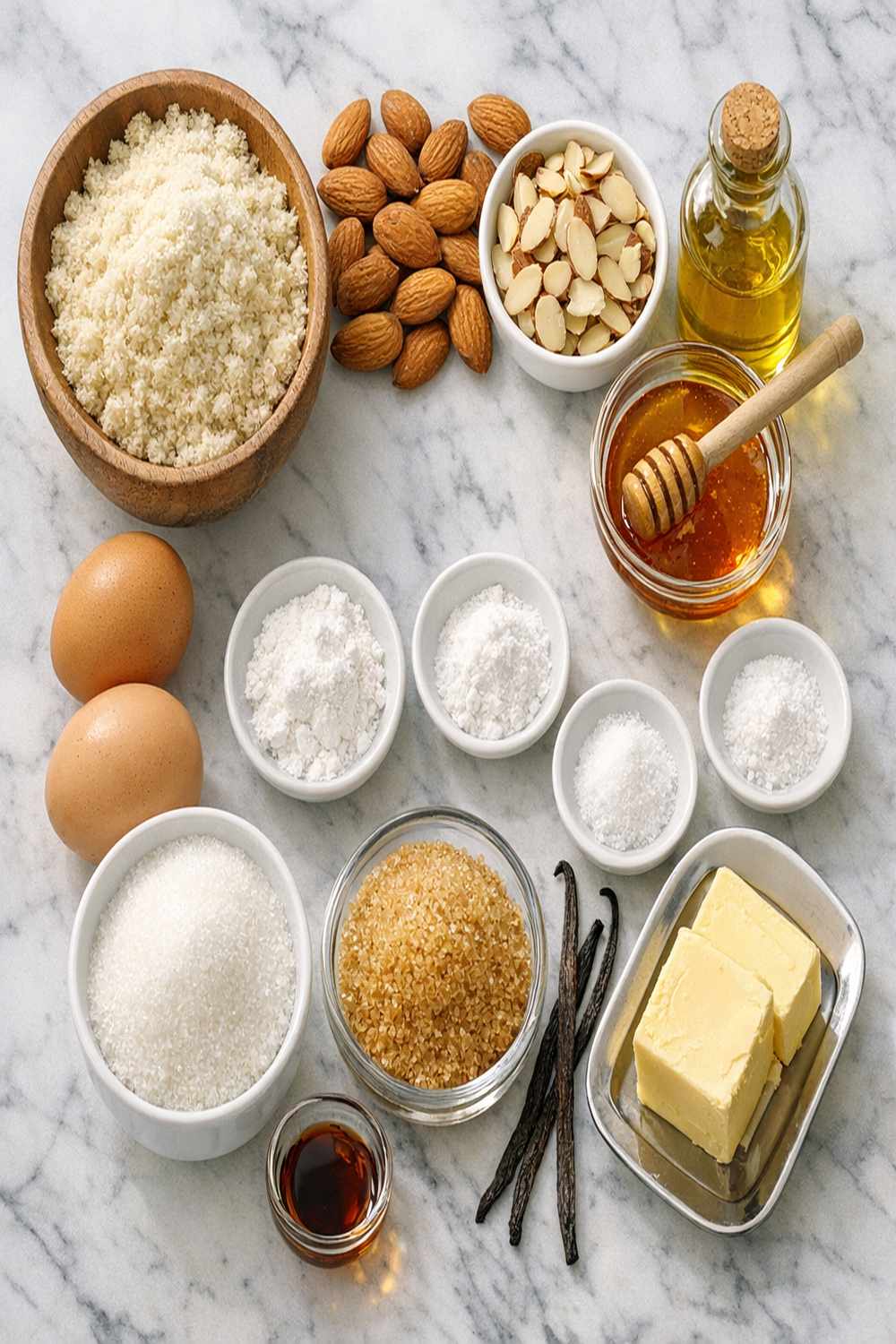 Almond Flour Biscotti Recipe ingredients