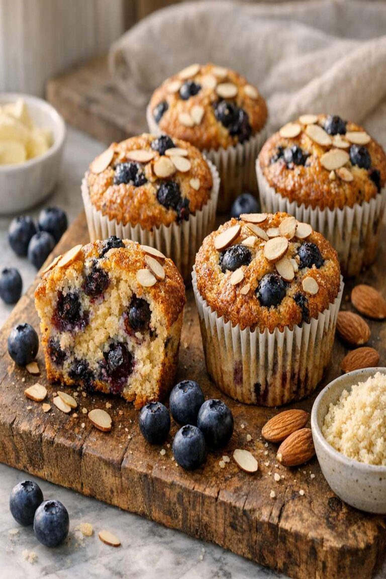 Almond Flour Blueberry Muffin Recipe