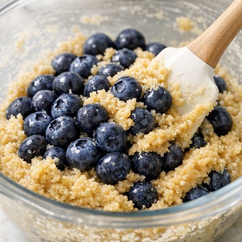Step 5: Add Your Blueberries With Purpose