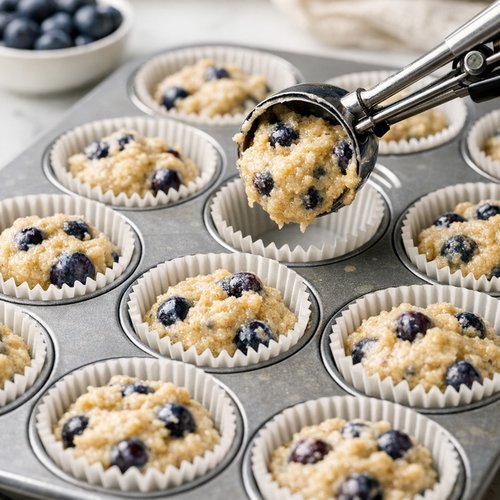 Step 6: Fill Your Muffin Cups Evenly