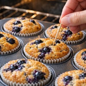 Almond Flour Blueberry Muffin Recipe step 7