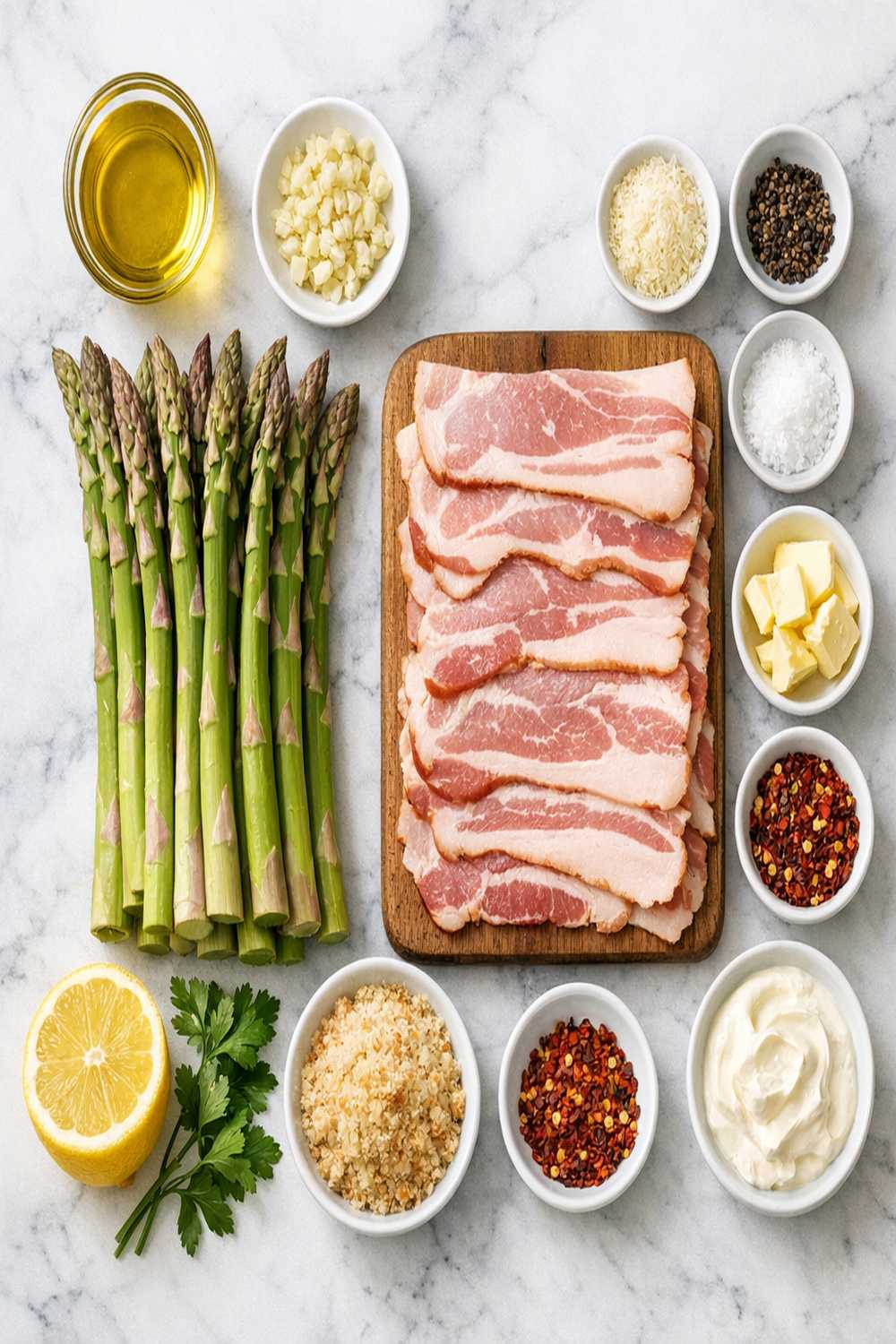 Bacon Asparagus Recipe ingredients
