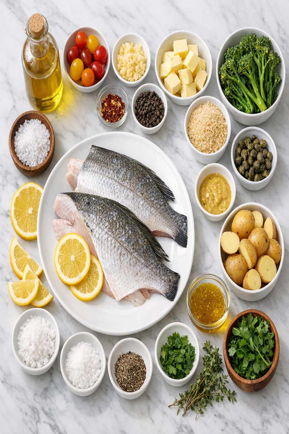 Baked Barramundi Recipe ingredients