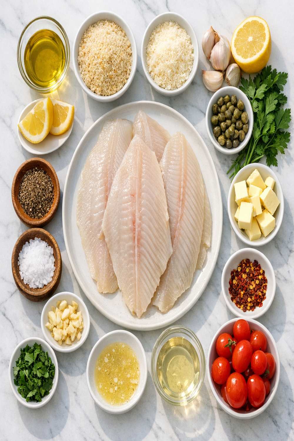 Baked Flounder Recipe ingredients