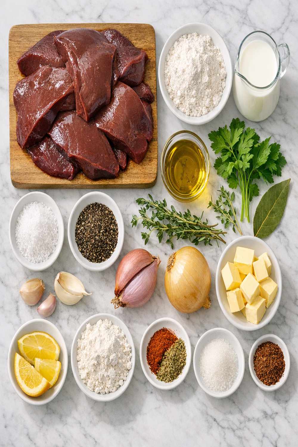 Beef Liver Recipe ingredients