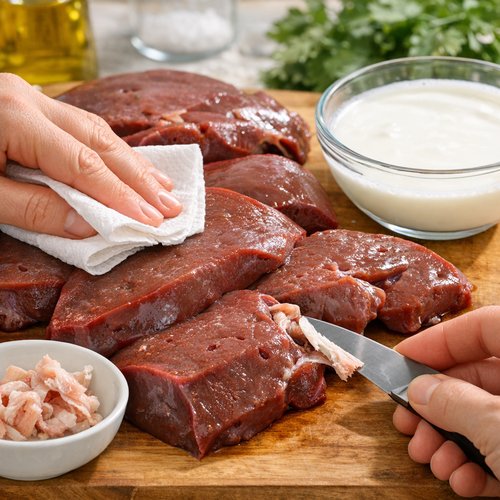 Step 1: Prepare and Soak Your Liver in Buttermilk