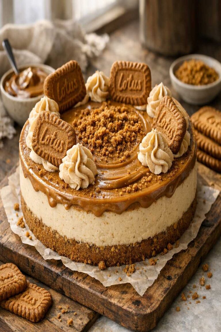 Biscoff Cookie Cheesecake Recipe