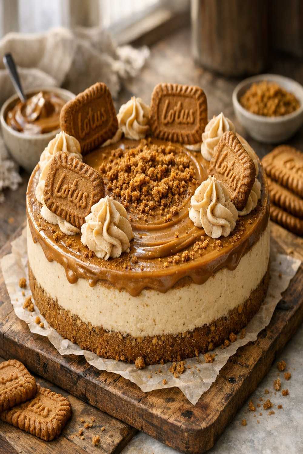 Biscoff Cookie Cheesecake Recipe