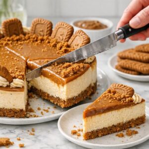 Biscoff Cookie Cheesecake No Bake Recipe step 5
